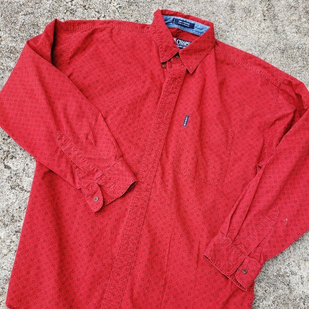 Chaps Ralph Lauren Vintage Smiley Face Shirt